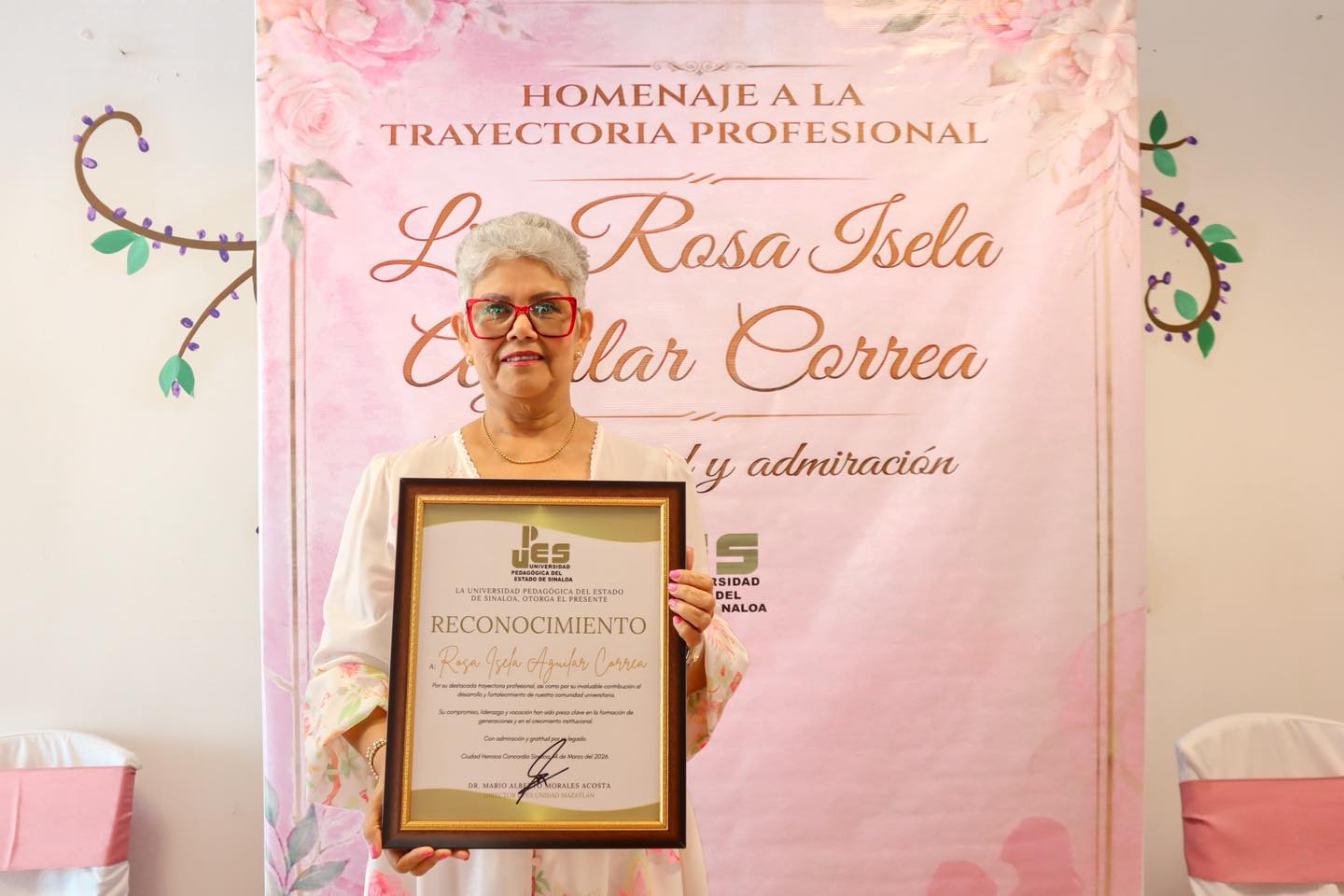 Homenaje Mtra Rosa Isela Aguilar Correa
